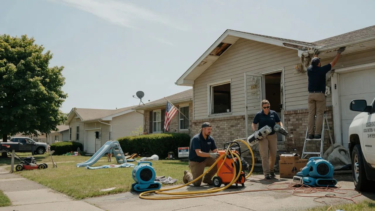 Water Damage Restoration in Hooppole, IL near me